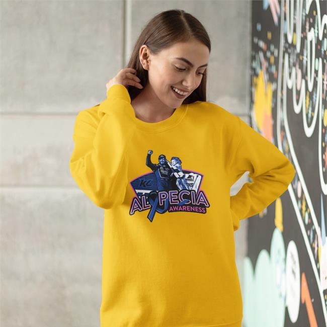 Shop Kyle Larson Alopecia Awareness Month September Sweatshirt