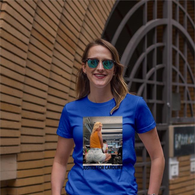 Caroline Baniewicz Wearing Carolinebaniewicz Justice For Caroline Shirt