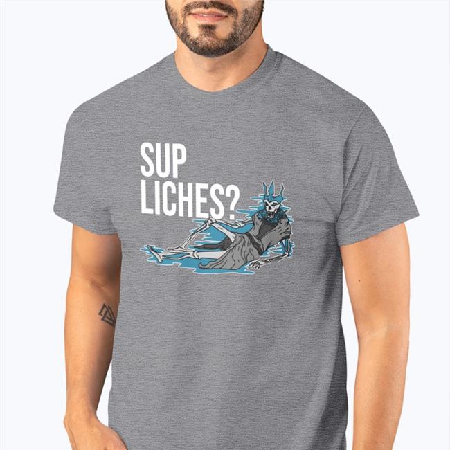 Sup Liches Sweatshirt Yodanno Sup Liches Tee Shirt Dark Heather