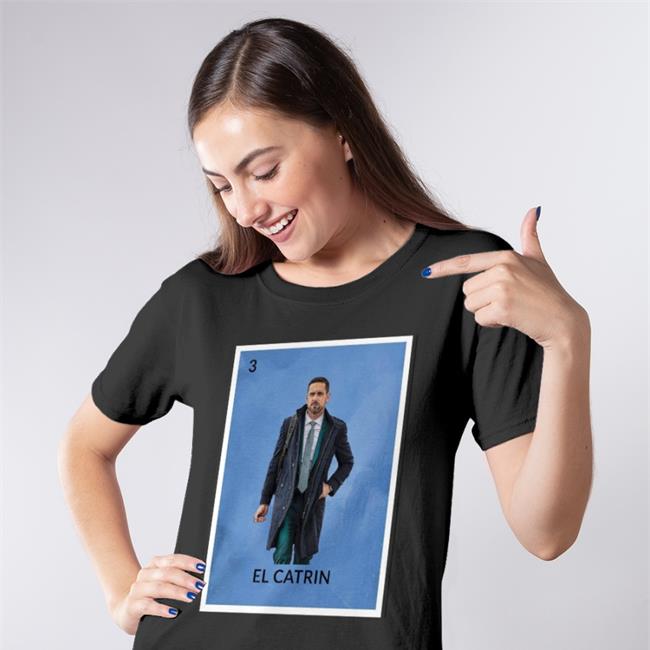 Jamienolastname Jamie Cheesebutt Matt Lafleur Trenchcoat El Catrin 3 Mexican Loteria T Shirt
