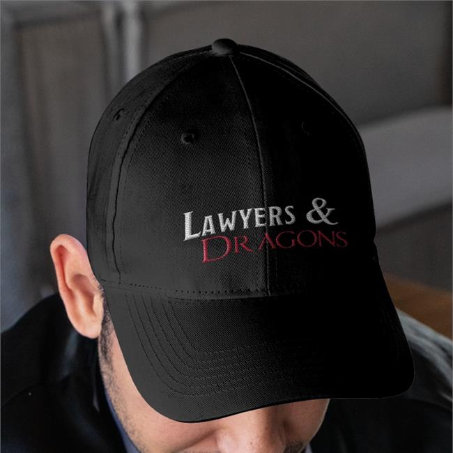 Virtual Legality Shop Lawyers & Dragons - Logo Title Adjustable T Shirt