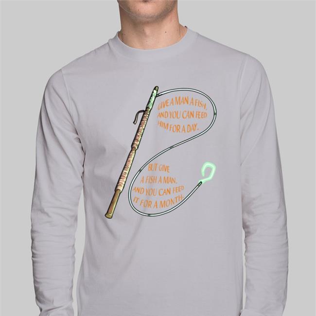 Dmafeb Path Of Exile Give Give A Man A Fish And You Can Feed Him For A Day But Give A Fish A Man Shirt