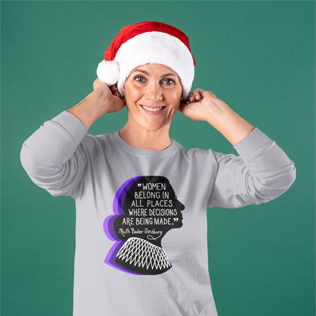 Women Belong In All Places Where Decisions Are Being Made Ruth Bader Ginsburg Shirt Emily Winston Gold Emywinst Women Belong In All Places Where Decisions Are Being Made Ruth Bader Ginsburg Shirt