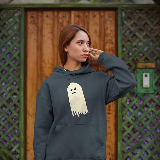 Don't Boo Me Hoodie Sweatshirt White