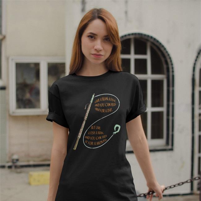 Give A Man A Fish And You Can Feed Him For A Day But Give A Fish A Man Sweatshirt Path Of Exile Give A Man A Fish And You Can Feed Him For A Day Sweatshirt Path Of Exile