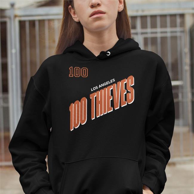 Los Angeles 100 Thieves Tee Shirt Los Angeles 100 Thieves Shirt