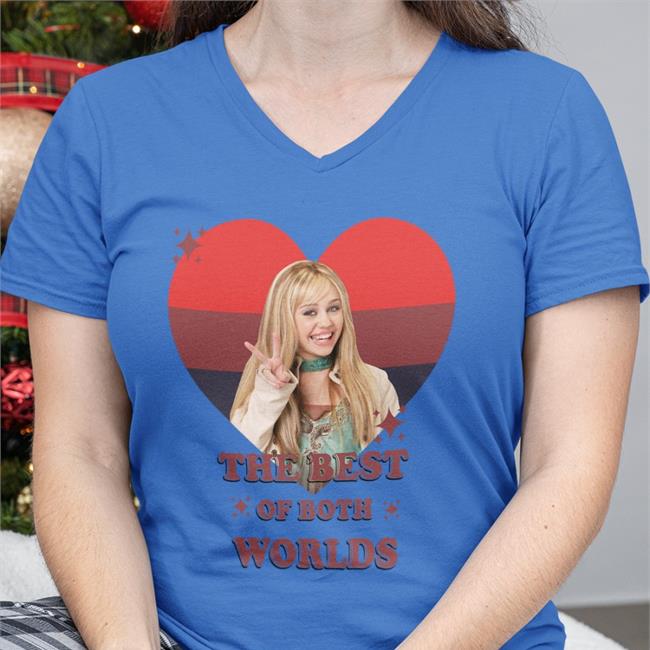 Jaoromania White Hannah Montana The Best Of Both Worlds Shirt The Best Of Both Worlds Hoodie