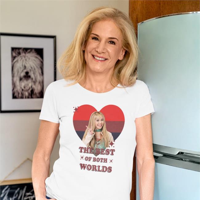Jaoromania White Hannah Montana The Best Of Both Worlds Shirt The Best Of Both Worlds Sweatshirt