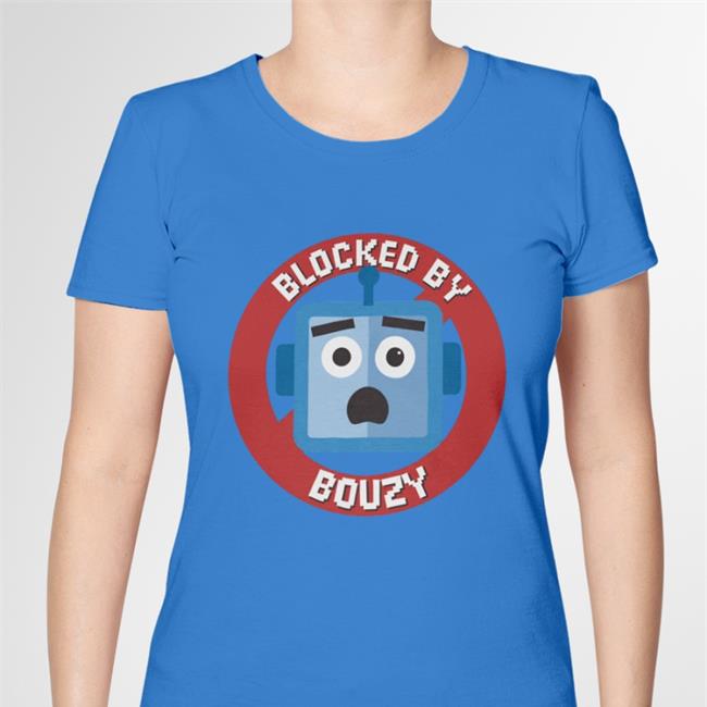 Blocked By Bouzy Tee Nosysknows Merch Blocked By Bouzy Shirt Black