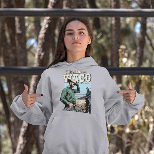 Blue Charley Crockett Official Store The Man From Waco T Shirt