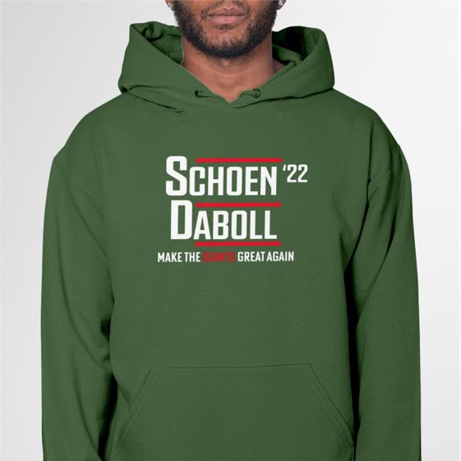 Lpg - Nyg Schoen'22 Daboll Make The gIANTS Great Again T Shirt Licenseplateguy