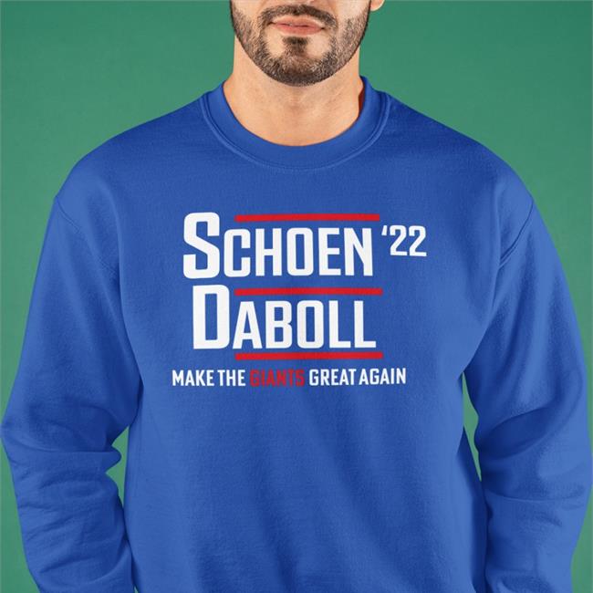 Royal Schoen'22 Daboll Make The gIANTS Great Again Shirt Lpg - Nyg Licenseplateguy Lpg - Nyg Licenseplateguy Schoen'22 Daboll Make The gIANTS Great Again Long Sleeve Tee Royal