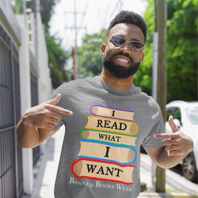 Jason Rogers I Read What I Want Banned Books Week Shirt Rogers4texas