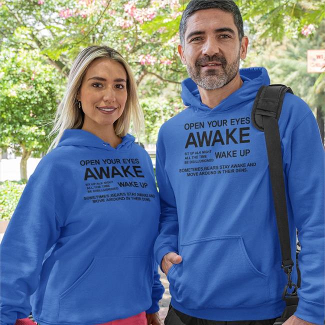 Poorly Translated Shirts Open Your Eyes Awake Tee Shirt Red Open Your Eyes Awake Hoodie