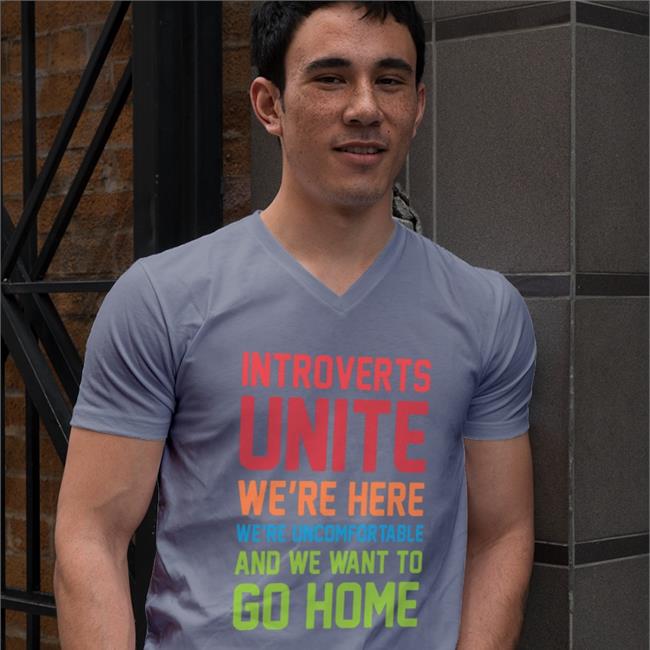 Steven Strogatz Wearing Introverts Unite We're Here We're Uncomfortable And We Want To Go Home Tee Shirt Introverts Unite We're Here We're Uncomfortable And We Want To Go Home Hoodie Steven Strogatz