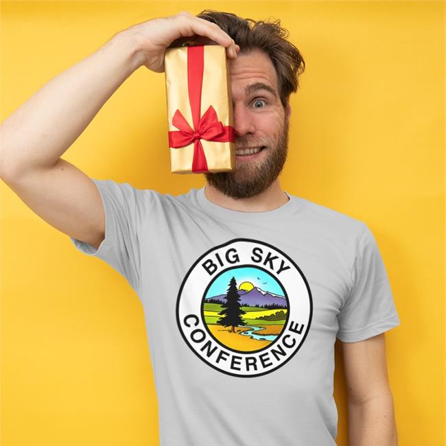 Retro Big Sky Logo T Shirt Big Sky Conference Logo T Shirts