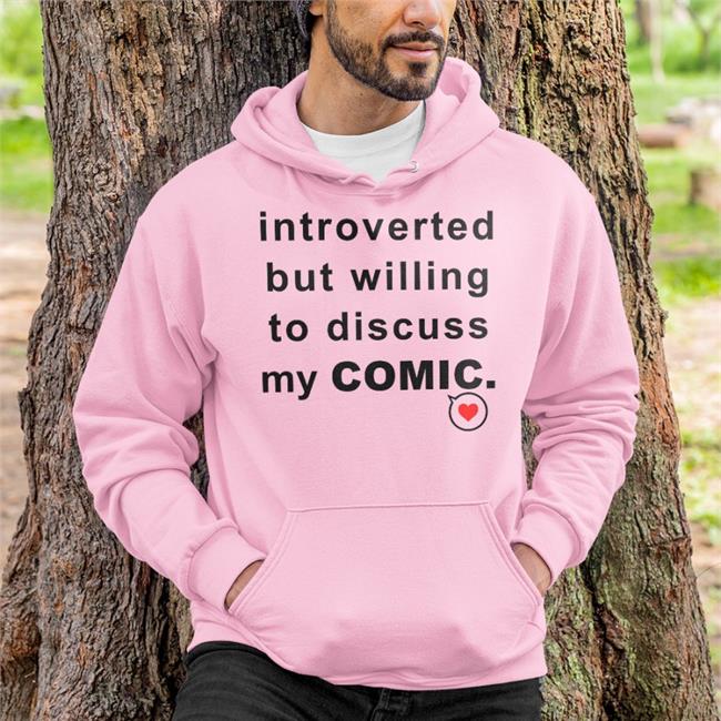 Introverted But Willing To Discuss My Comic Long Sleeve Tee Shirt White
