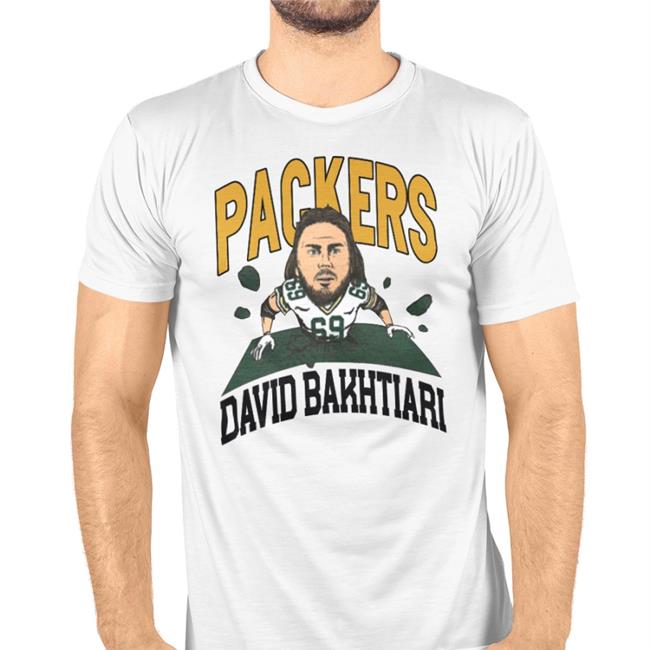 Green Bay Packers Packers Bakhtiari Tee Shirt Packers 69 Bakhtiari Breakthrough Tee Shirt