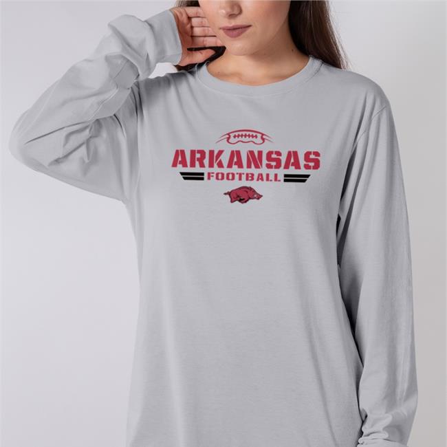 Arkansas Football Shirt Eric Musselman Sport Grey