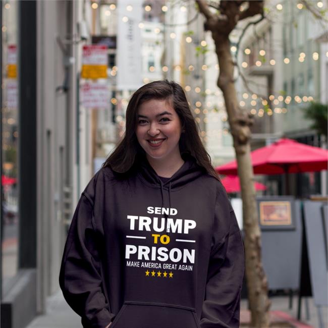 Send Trump To Prison Make America Great Again Tee Black