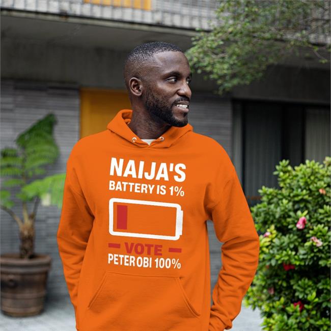 Naija's Battery Is 1 Vote Peter Obi 100 Sweatshirt