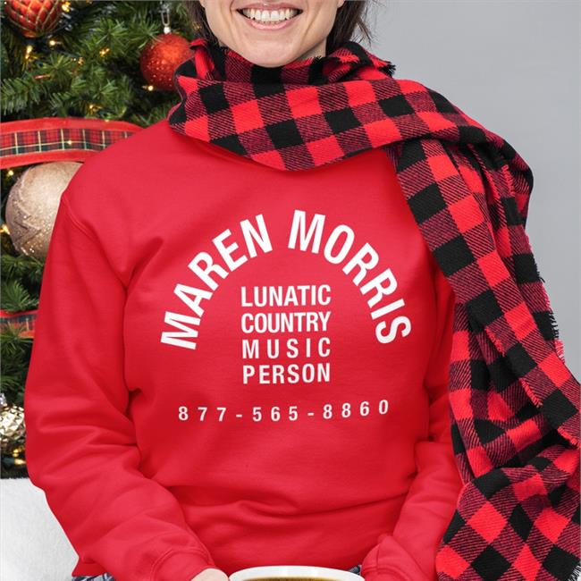 Maren Morris Lunatic Country Music Person 877 565 8860 Shirt Maren Morris Merch Black