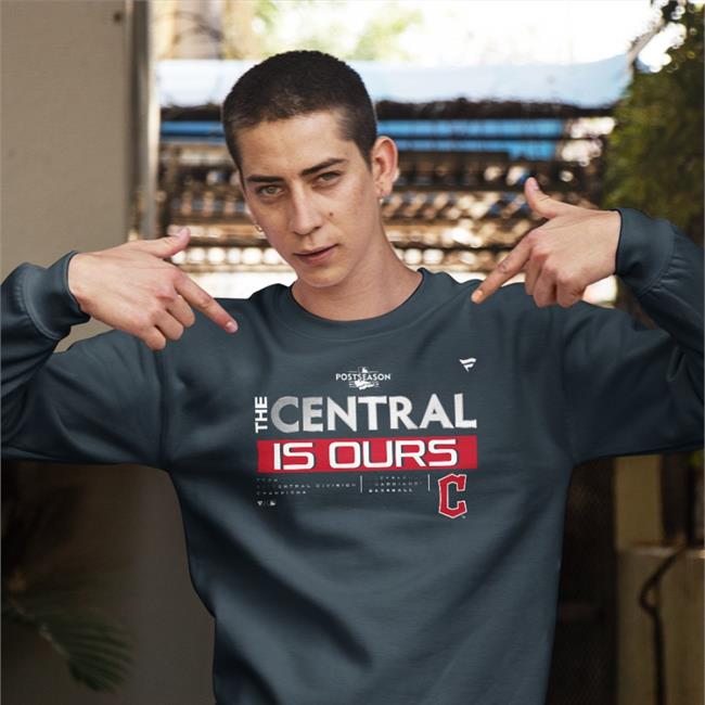 Mlbshop Cleveland Guardians Fanatics Branded Navy 2022 Al Central Division Champions Hoodie