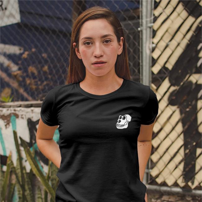 Black Bored Ape Yacht Club Logo Long Sleeve T Shirt Gg