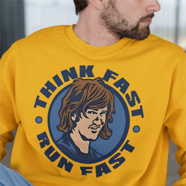 New York Giants Think Fast Run Fast Gogiants T Shirts Eli Manning
