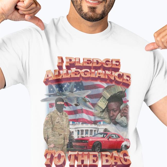 Swag Stimulus Merch I Pledge Allegiance To The Bag Tee Shirt Swag Stimulus Tiktok