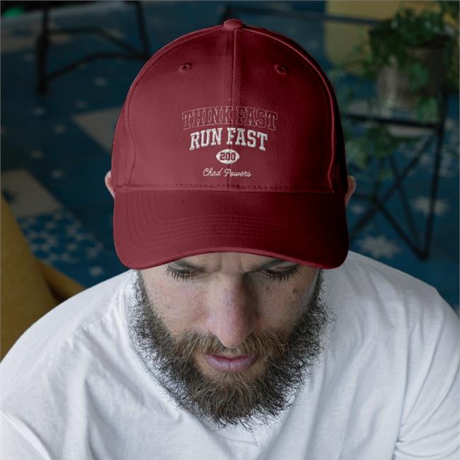 Think Fast Run Fast Twill Cap Think Fast Run Fast Chad Powers Hats