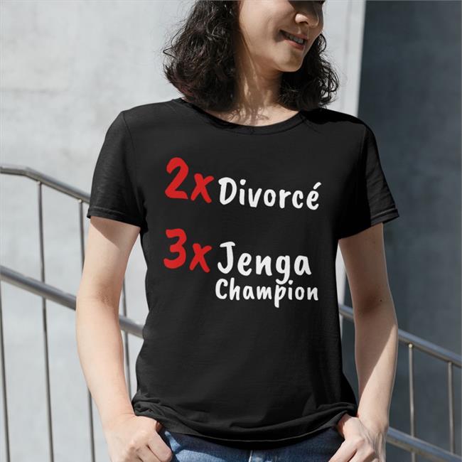 Shirts That Go Hard 3x Jenga Champion Tee Shirt