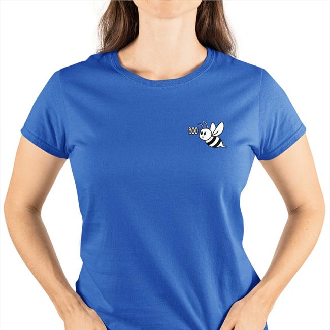 Punz Boo Bee Embroidered Glow-In-The-Dark Pullover Hoodie Black Punz Merch