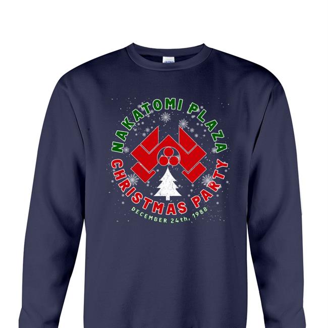 Nakatomi Plaza Christmas Party December 24Th, 1988 Super70ssports Tee Shirt Super70ssportsstore