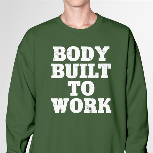 Body Built To Work Shirt Royal Zach Pop