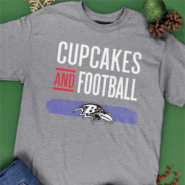 Cupcakes And Football Ravens Sweatshirt