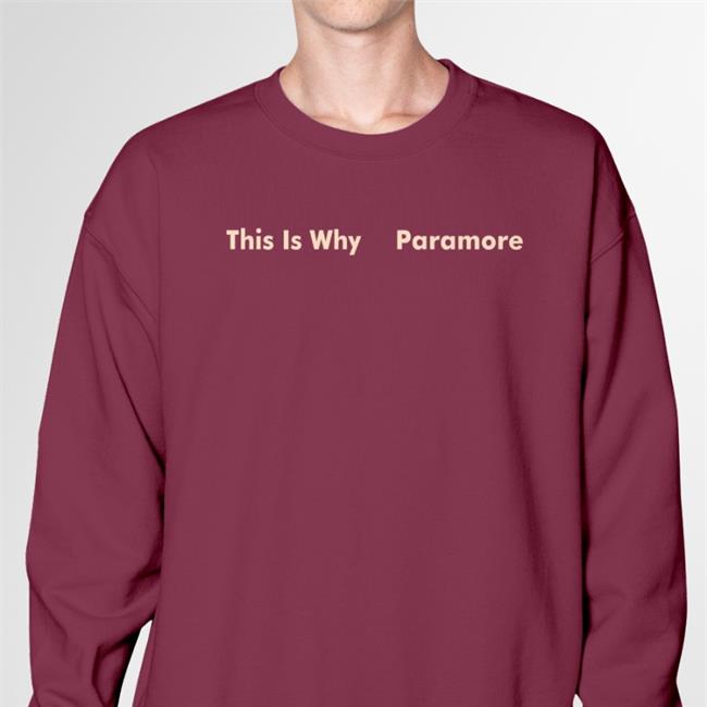 This Is Why Paramore T Shirt Red