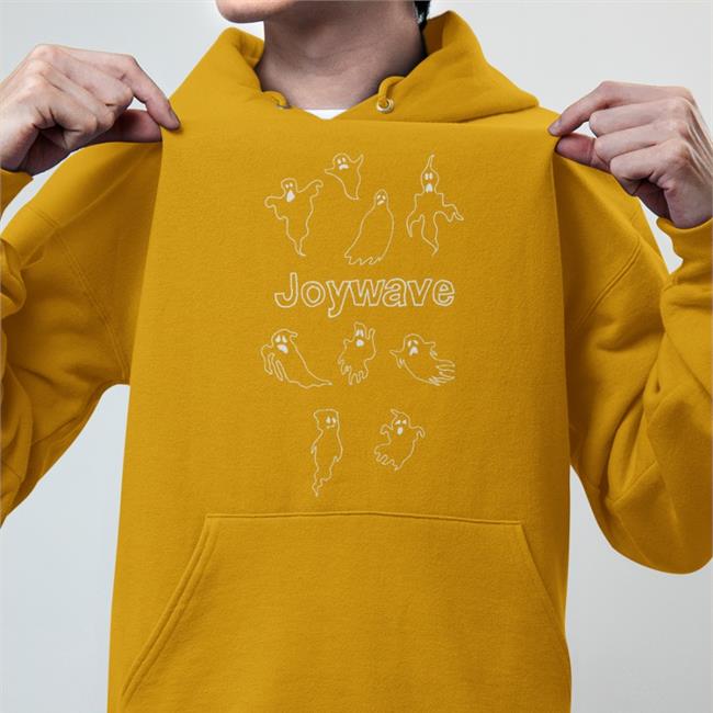 Glow In The Dark Ghost Shirt Joywave Mech Black