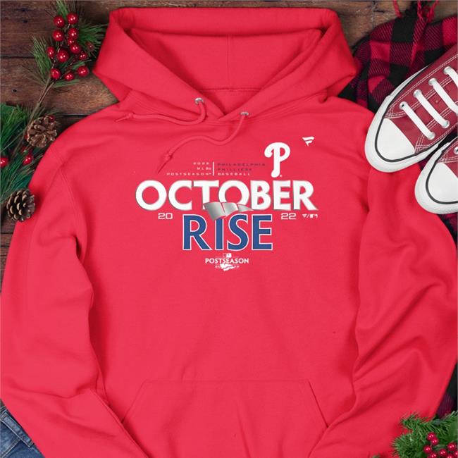 Philadelphia Phillies October Rise 2022 Postseason Locker Room Shirt