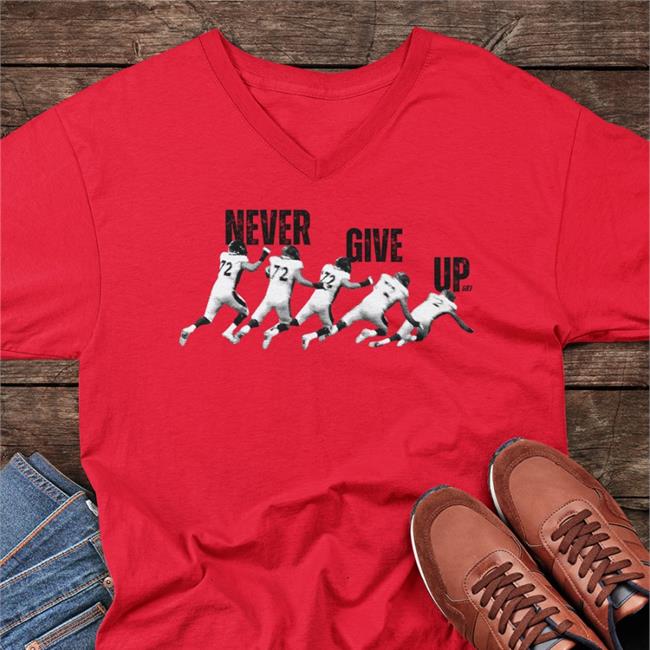 Broncos Lt Garett Bolles Wearing Never Give Up Hoodie Sweatshirt