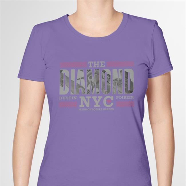 Parishink Merch Black The Diamond Dustin Poirier Nyc Shirt