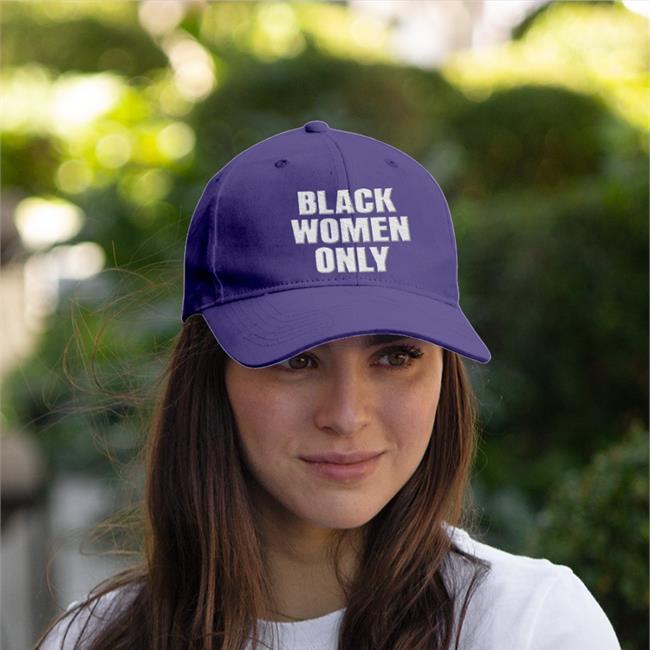 Black Women Only Twill Cap
