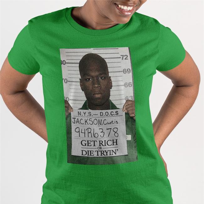 Mug Shot Get Rich Or Die Tryin Tee Shirt