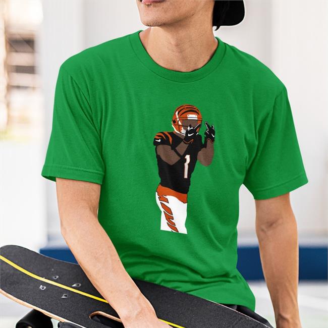 Cincinnati Kid Ja'marr Chase Middle Finger Shirt