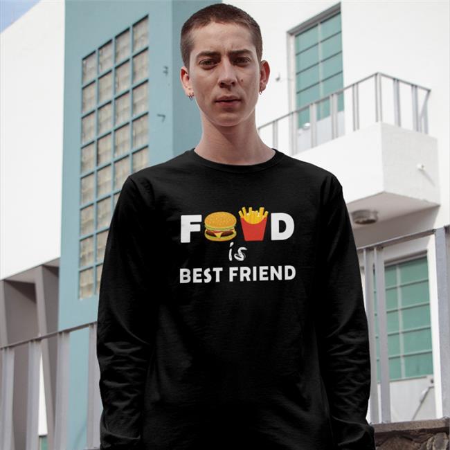 Reaifionaapple Food Is Best Friend Hamburger French Fries Hoodie