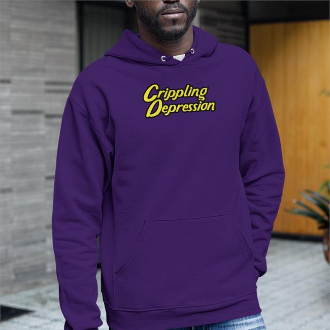 Fuckedupfoods Crippling Depression Tee Orange