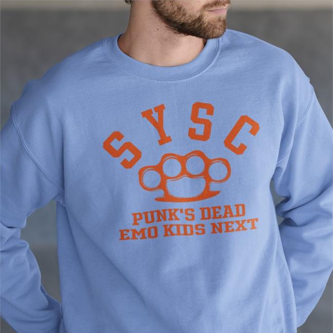 Sysc Punk's Dead Emo Kids Next New Shirt Seeyouspacecowboy