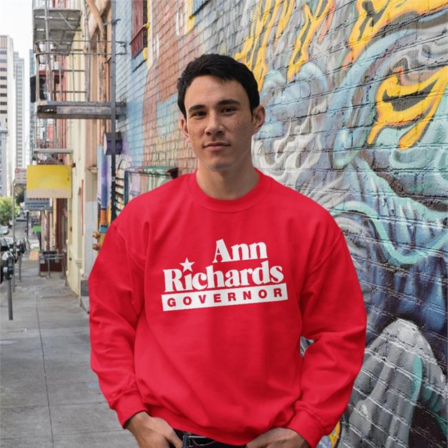 AnvilCards Merch Ann Richards Governor Sweatshirt