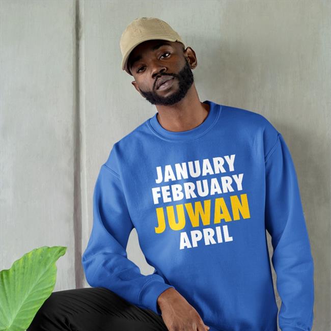 January February Juwan April Tee Shirts