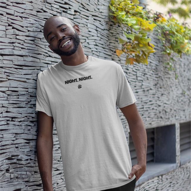 Stephen Curry Wearing Night Night Long Sleeve Tee Shirt